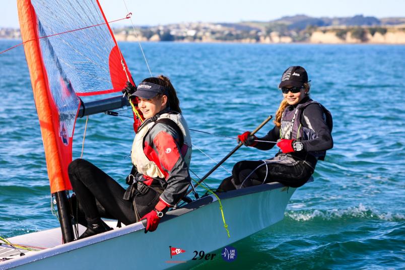 Record numbers compete at 29er nationals Yachting New Zealand